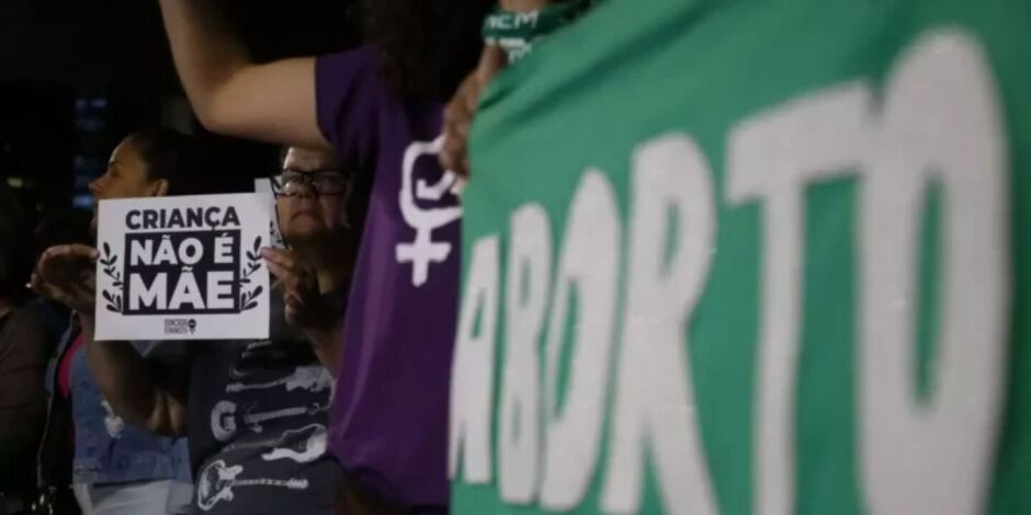 Protesto pr&oacute;-aborto.