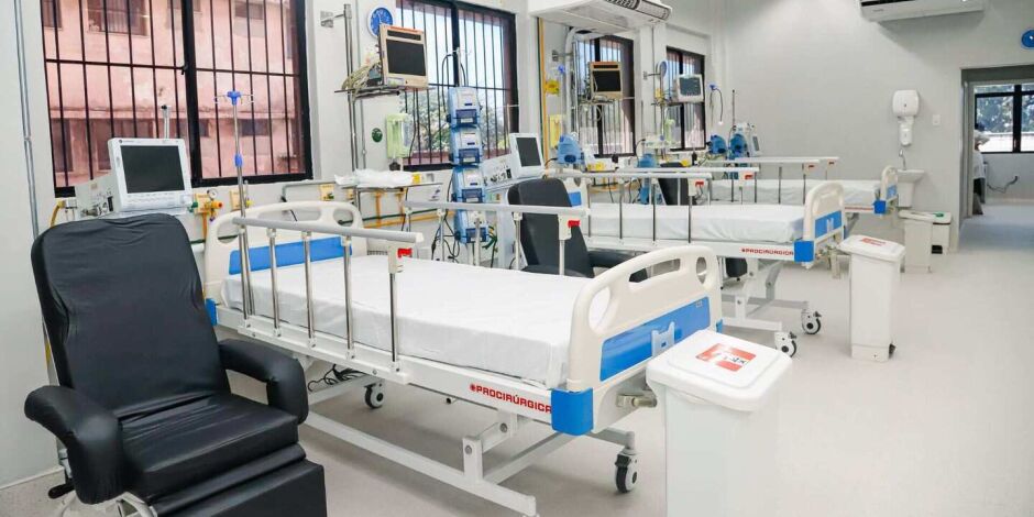 Novos leitos no Hospital Bar&atilde;o de Lucena.