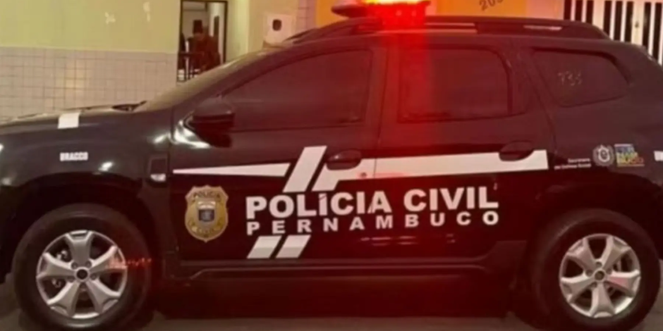 Viatura da Pol&iacute;cia Civil de Pernambuco.