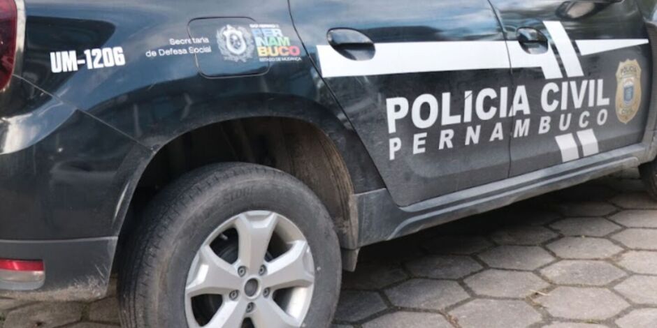Carro da Pol&iacute;cia Civil de Pernambuco.