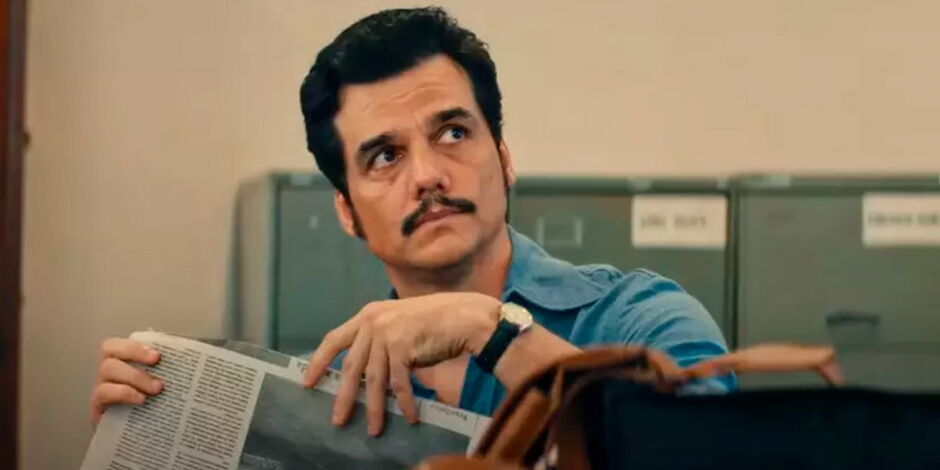 Wagner Moura no filme O Agente Secreto.