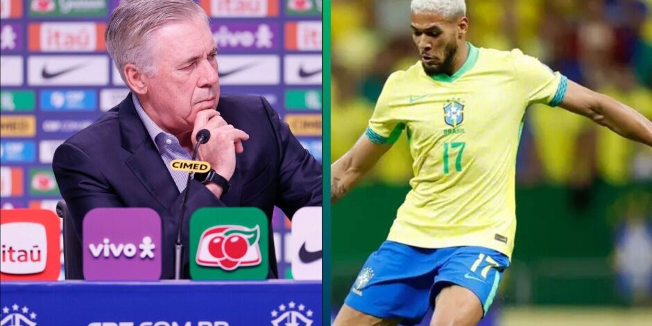 Joelinton fica fora da convoca&ccedil;&atilde;o do Brasil.