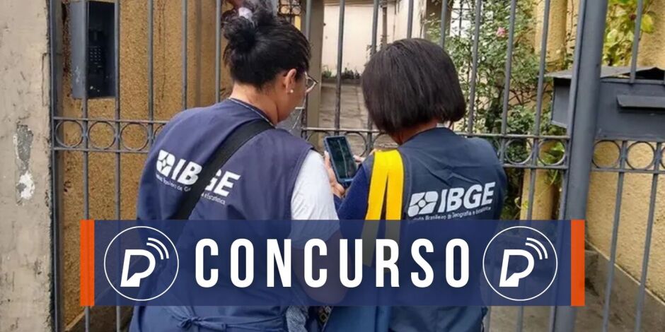 IBGE divulga edital para concurso p&uacute;blico com mais de 900 vagas e sal&aacute;rios de at&eacute; R$ 3.379,00