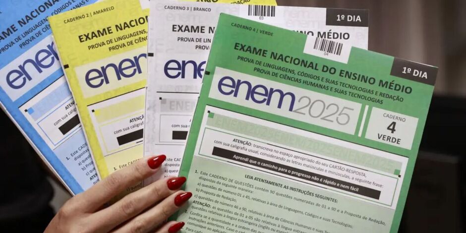Provas do Enem 2025.