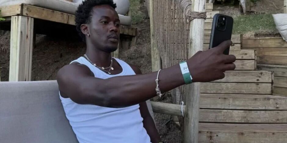 Influenciador angolano Fl&aacute;vio Paulo Sampaio, que foi preso.