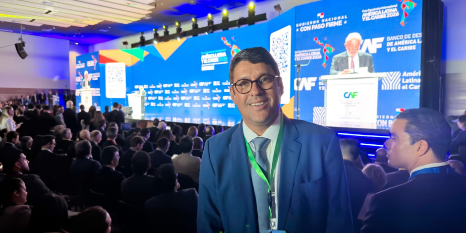 Diego Cabral &eacute; convidado pelo CAF para palestrar em f&oacute;rum econ&ocirc;mico internacional no Panam&aacute;