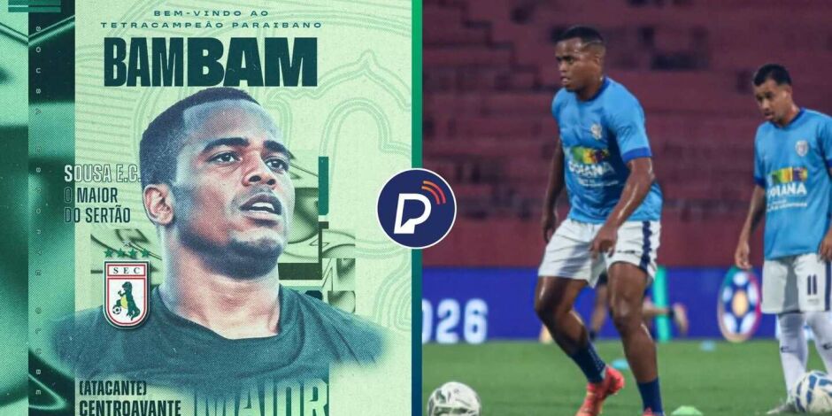 Bambam &eacute; anunciado pelo Sousa-PB.