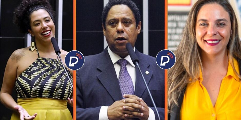Tal&iacute;ria Petrone, Orlando Silva e Fernanda Melchionna 