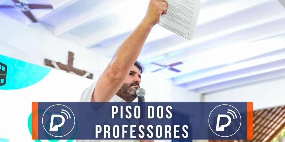 Prefeito Labanca anuncia Piso dos Professores de S&atilde;o Louren&ccedil;o da Mata.