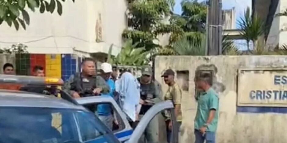 Escola Estadual Cristiano Barbosa e Silva, onde adolescente esfaqueou tr&ecirc;s garotas.