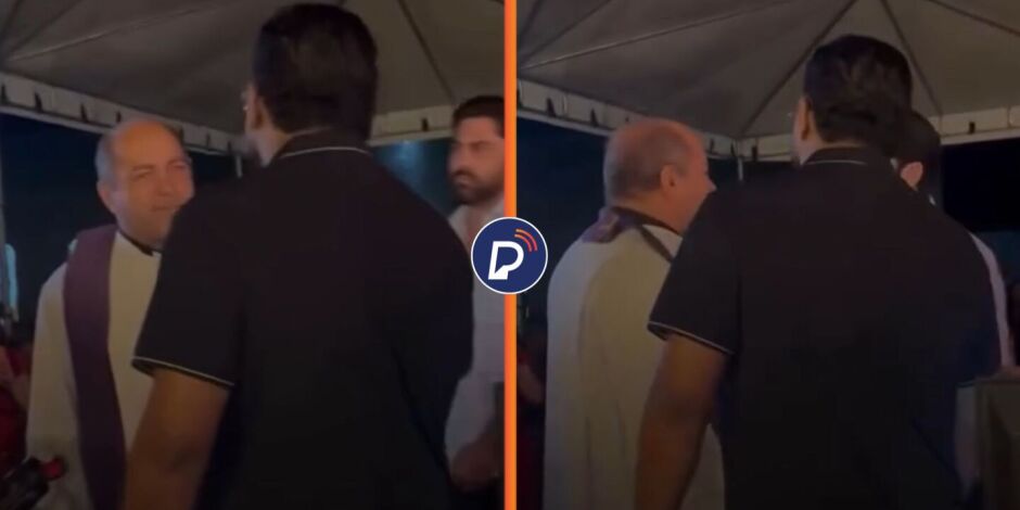 Padre pede para diminuir som de culto evang&eacute;lico, &eacute; hostilizado e caso vai parar na pol&iacute;cia