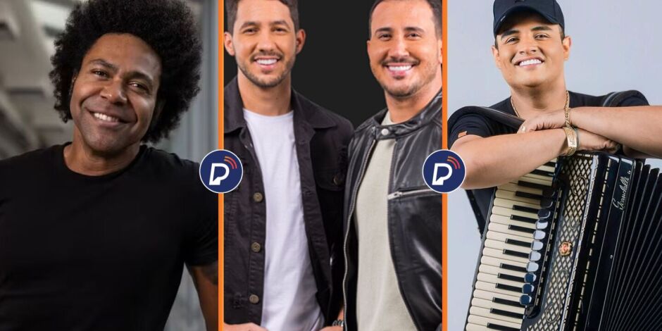 Thales Roberto, Tarc&iacute;sio do Acordeon e Iguinho e Lulinha.