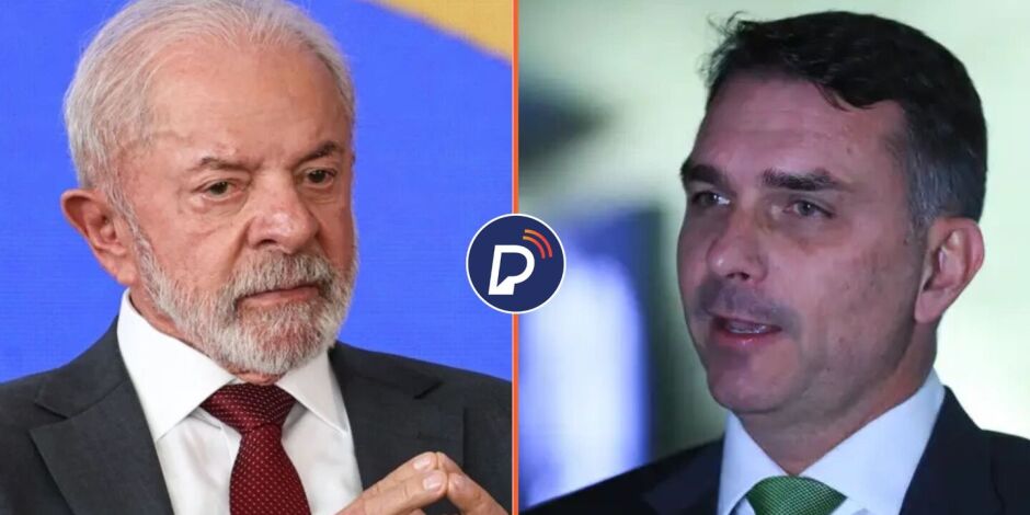 Lula e Fl&aacute;vio Bolsonaro 