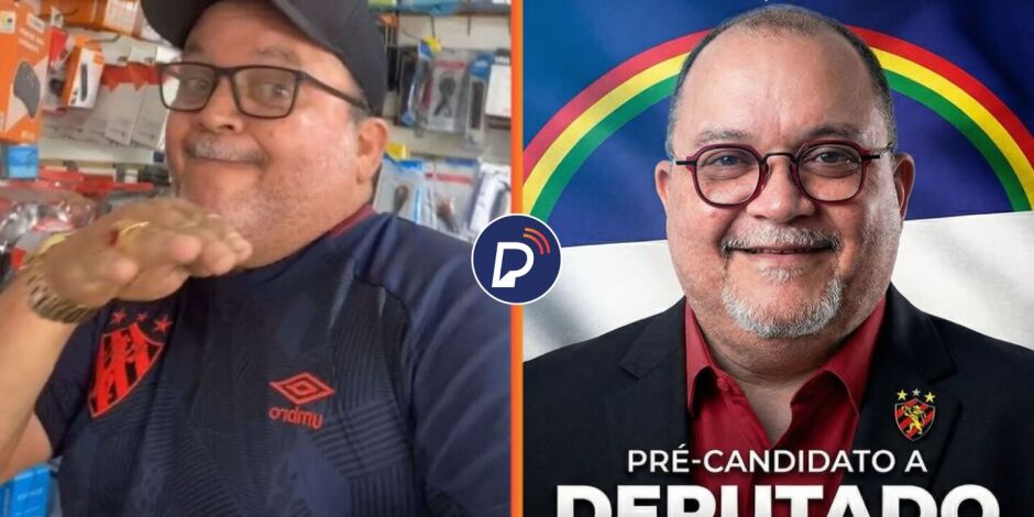 Marcone Chaveiro, torcedor &iacute;cone do Sport.