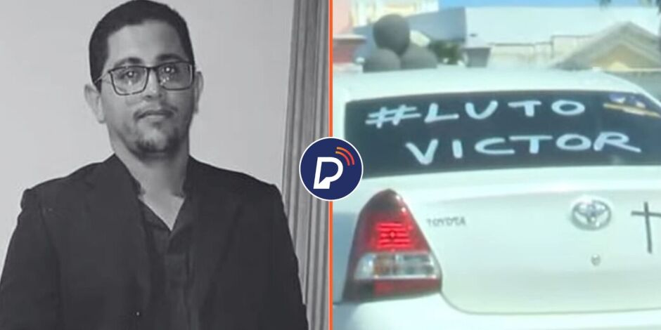 Victor Dantolli, motorista por aplicativo morto e carro durante protesto no Recife.