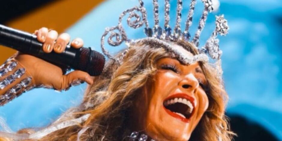 Elba Ramalho em show.