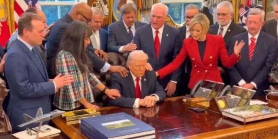 Pastores oraram por Donald Trump em meio a guerra contra o Ir&atilde;.