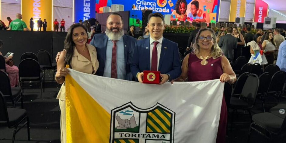 Selo Ouro do Compromisso Nacional Crian&ccedil;a Alfabetizada. 