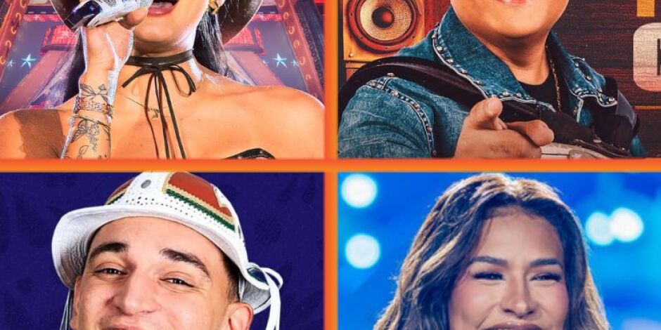 Ana Castela, Tarc&iacute;sio do Acordeon, Jo&atilde;o Gomes, Simone Mendes.