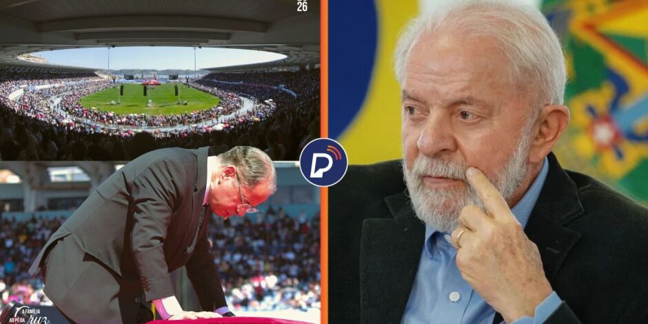 Com cr&iacute;tica ao governo Lula, Igreja Universal re&uacute;ne fi&eacute;is em 9 est&aacute;dios: "Maior lata de conserva"