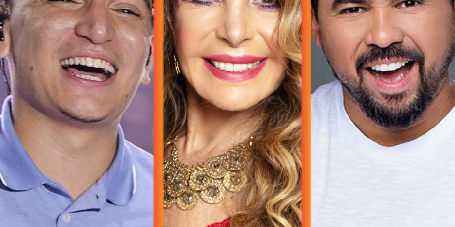 Jo&atilde;o Gomes, Elba Ramalho e Xand Avi&atilde;o.