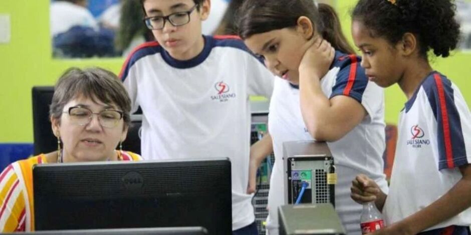 Alunos do Col&eacute;gio Salesiano Recife