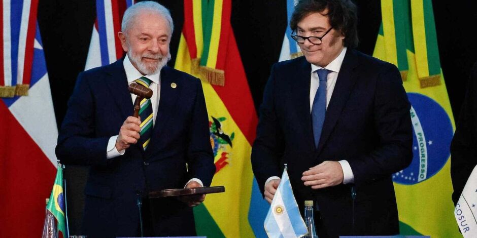 Lula e Javier Milei.