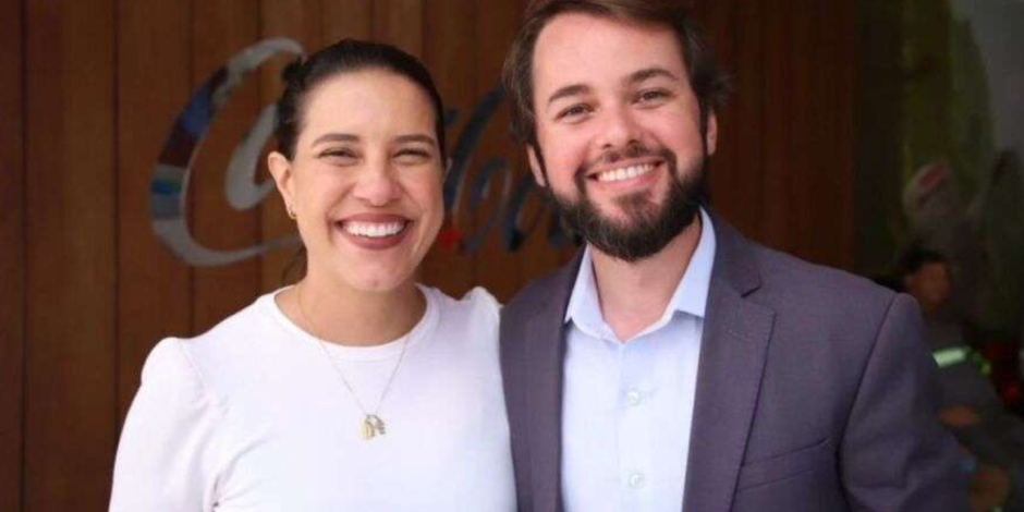 Raquel Lyra e Andr&eacute; Texeira.