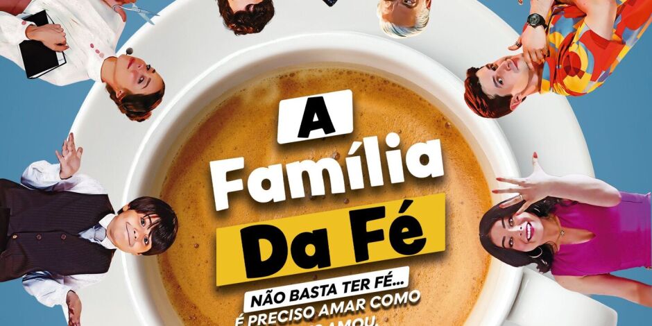 P&ocirc;ster oficial do filme: A Fam&iacute;lia da F&eacute;