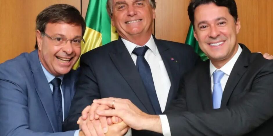 Gilson Machado, Bolsonaro e Anderson Ferreira 