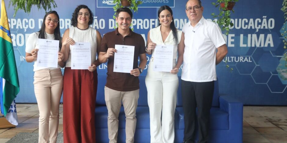 Cerim&ocirc;nia  de posse dos novos concursados