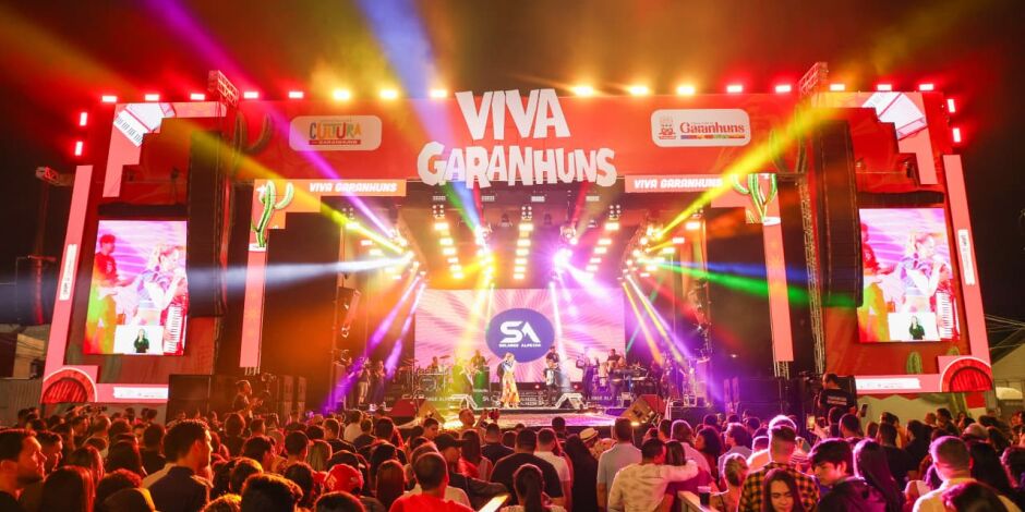 Palco principal do festival Viva Garanhuns