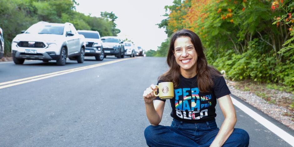 Governadora de Pernambuco, Raquel Lyra, em Taquaritinga do Norte Pernambuco 