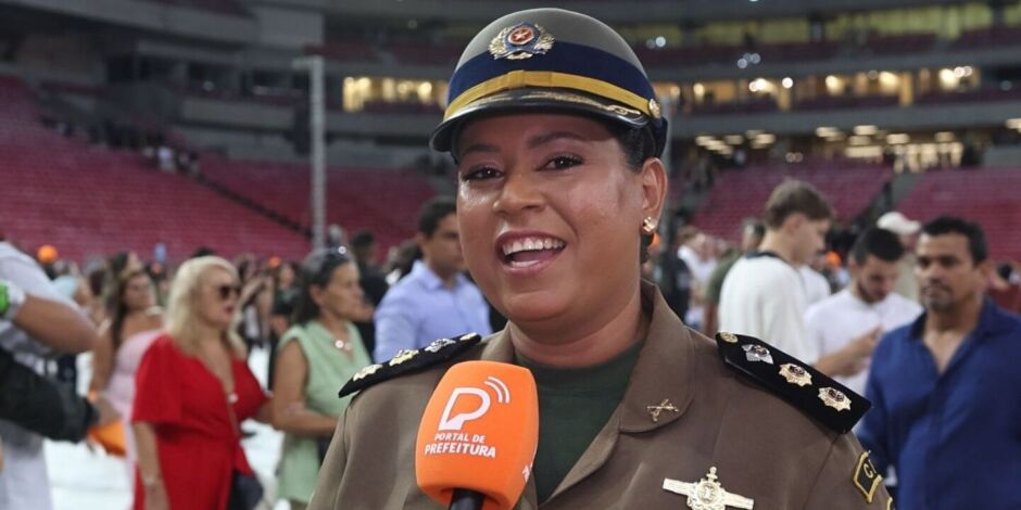Tenente-coronel Rebeka, da PMPE. 