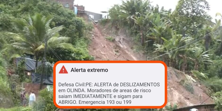 Olinda deslizamentos. 