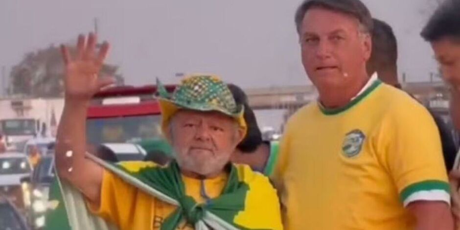 Lula do Bem e Bolsonaro.