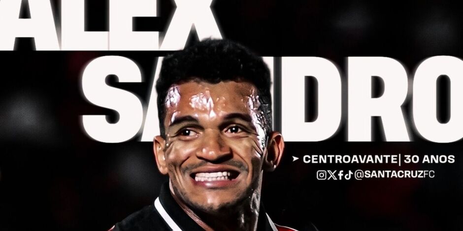 Santa Cruz tem um novo centroavante para o restante da temporada.