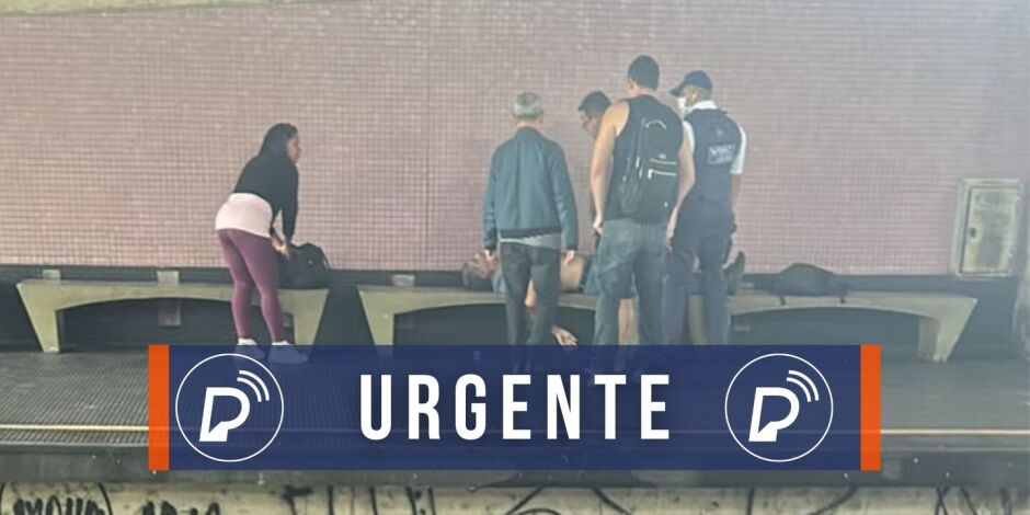 Usu&aacute;rio do metr&ocirc; do Recife morre enquanto espera trem na esta&ccedil;&atilde;o Santa Luzia