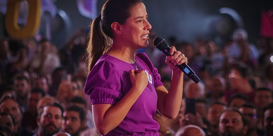 Raquel Lyra: 'precisou chegar uma mulher no governo para que n&atilde;o roubassem o dinheiro do povo pernambucano'