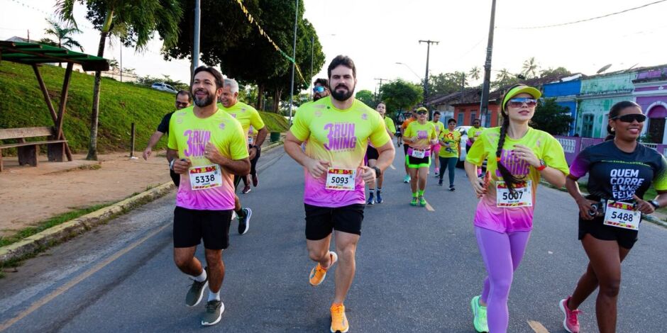 C&eacute;sar Ramos participa de corrida.