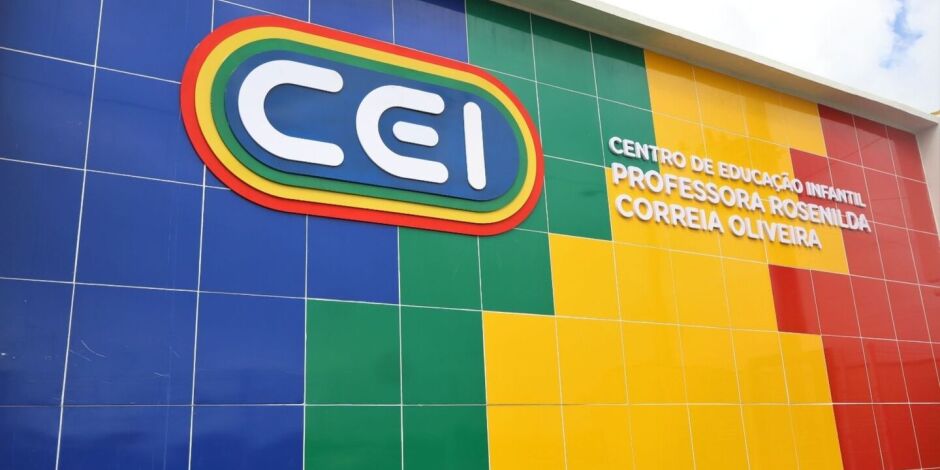 O Centro de Educa&ccedil;&atilde;o Infantil (CEI) Professora Rosenilda Correia Oliveira. 