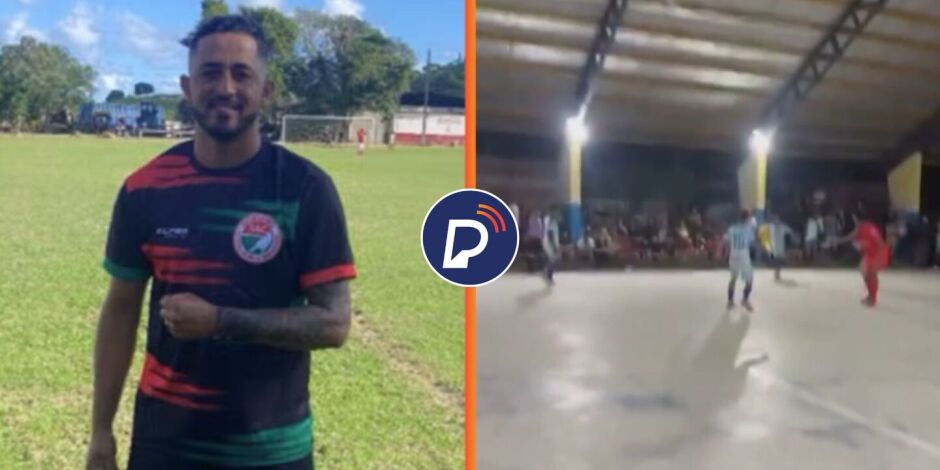 O momento dos disparos foi registrado por uma transmiss&atilde;o ao vivo realizada no gin&aacute;sio para acompanhar a partida de futsal.