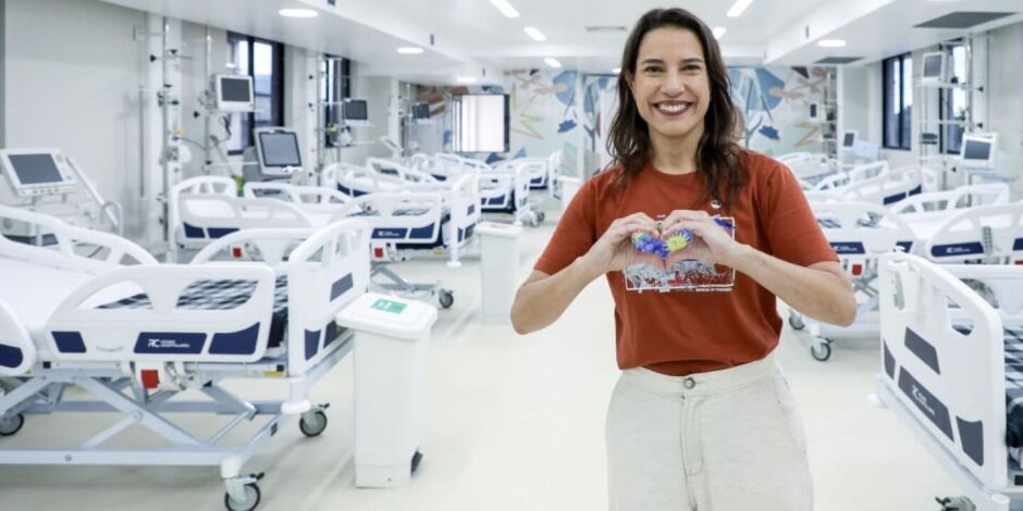 Governadora Raquel Lyra visita hospital.