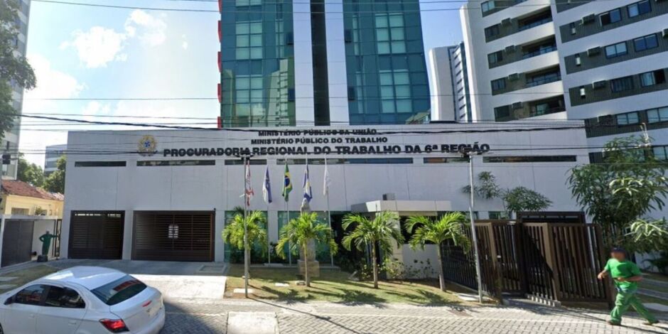 Sede da Procuradoria Regional do Trabalho - 6&ordf; Regi&atilde;o, no Recife.