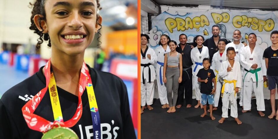 Tricampe&atilde; pernambucana de taekwondo, Ana Beatriz, de 14 anos, busca apoio para disputa nacional