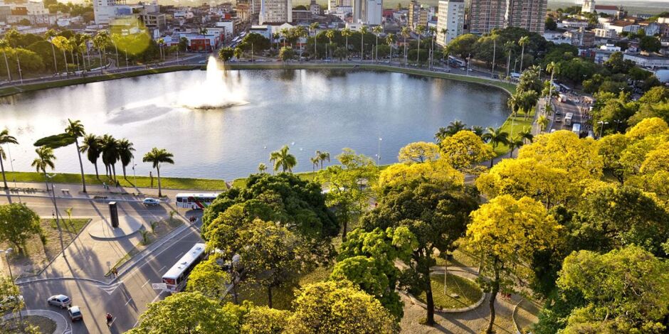 Parque Solon Lucena, no Centro de Jo&atilde;o Pessoa.