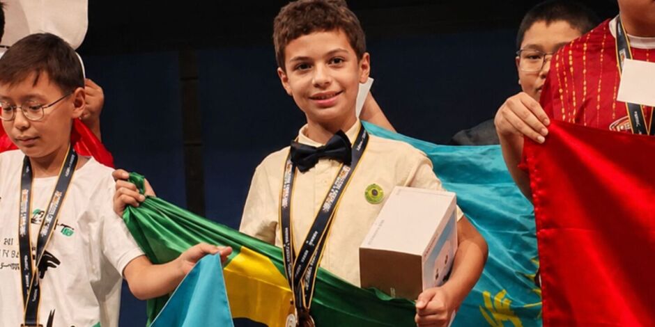 Pedro de Oliveira Farias est&aacute; no 5&ordm; ano.