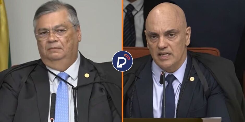 Ministros do STF, Fl&aacute;vio Dino e Alexandre de Moraes