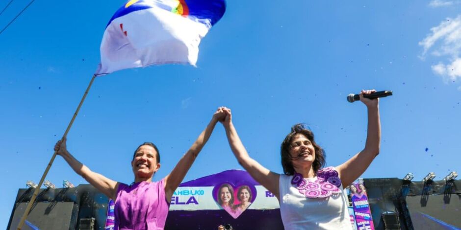 Raquel Lyra e Priscila Krause.