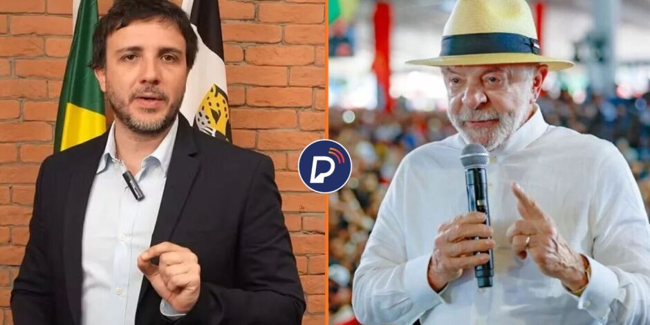 Renan Santos e Lula.